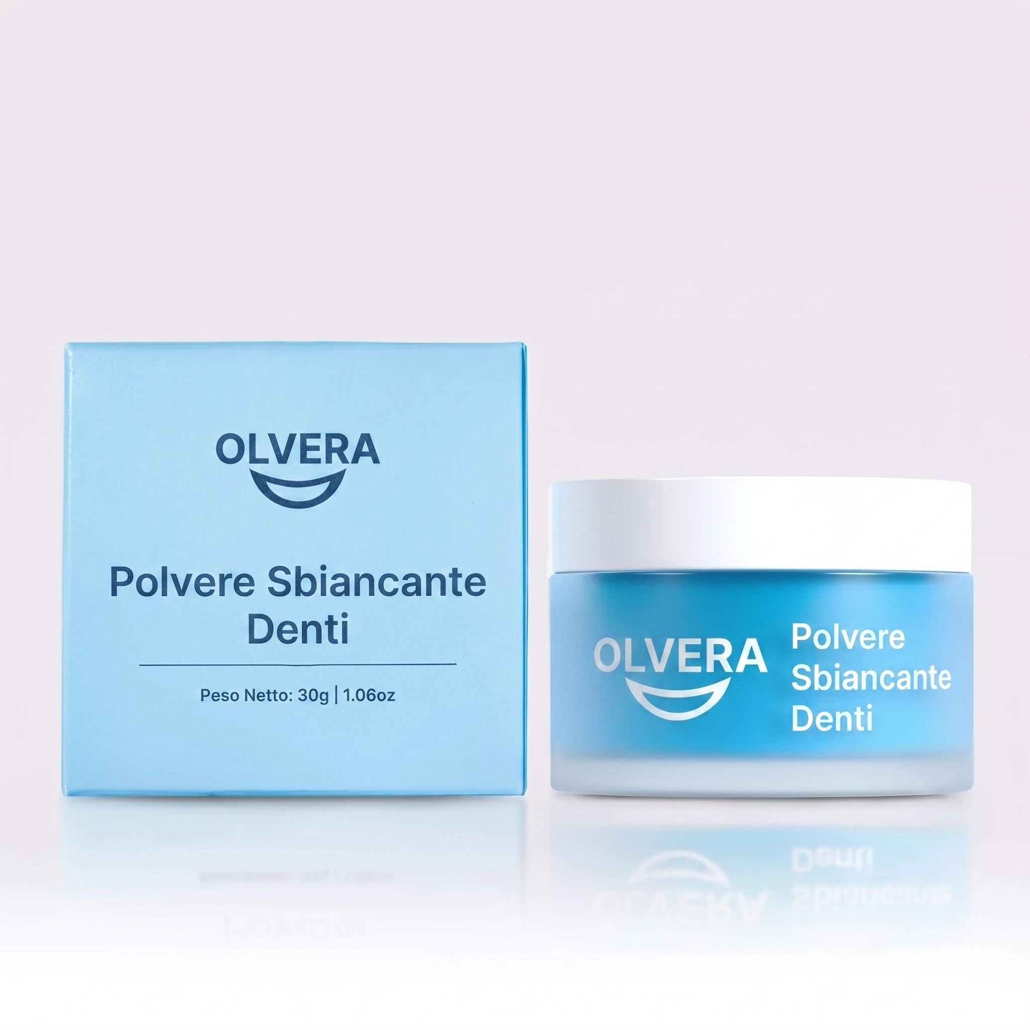 Polvere sbiancante per denti approvata dai dentisti