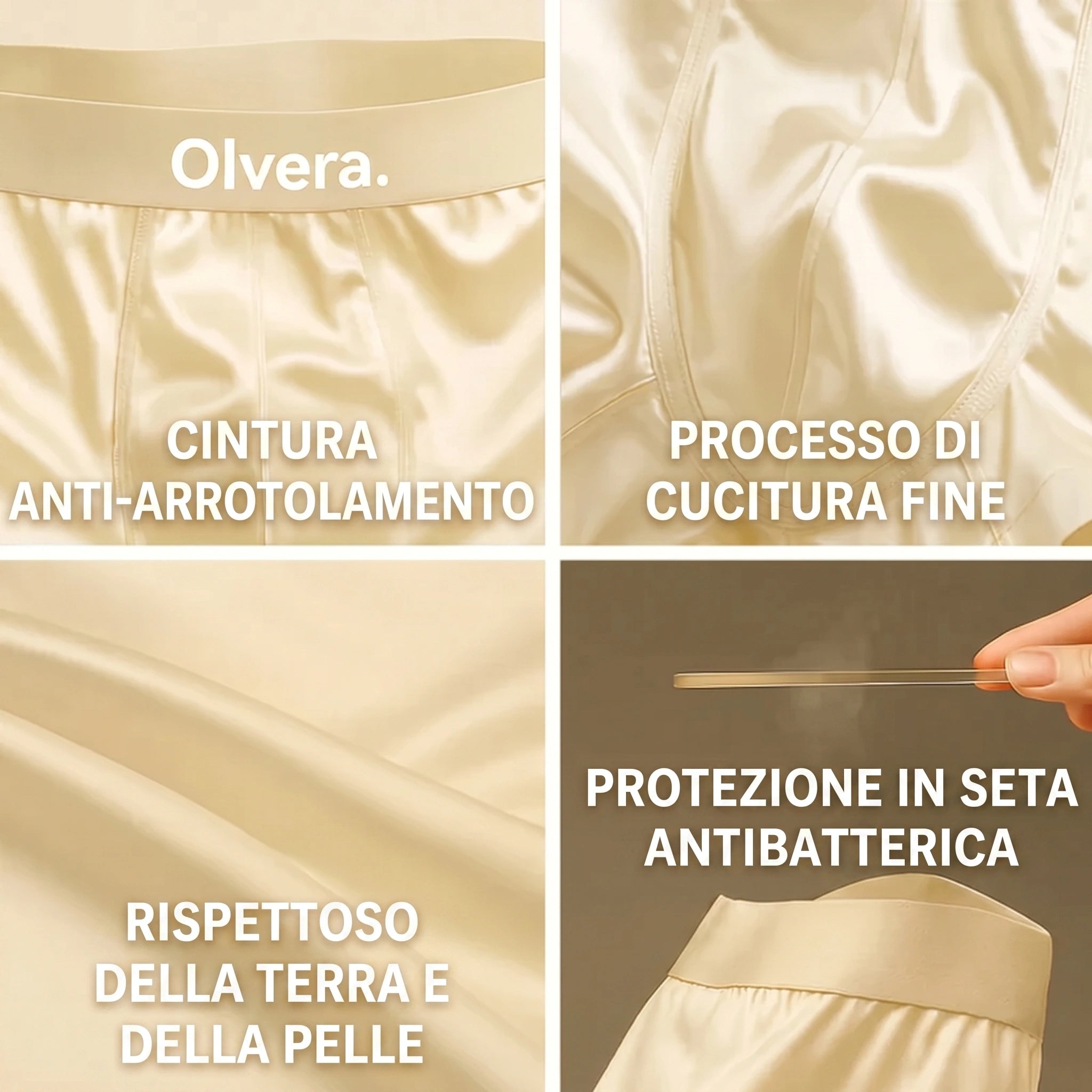 Boxer in Seta Olvera | Comfort di lusso, progettato in modo sostenibile