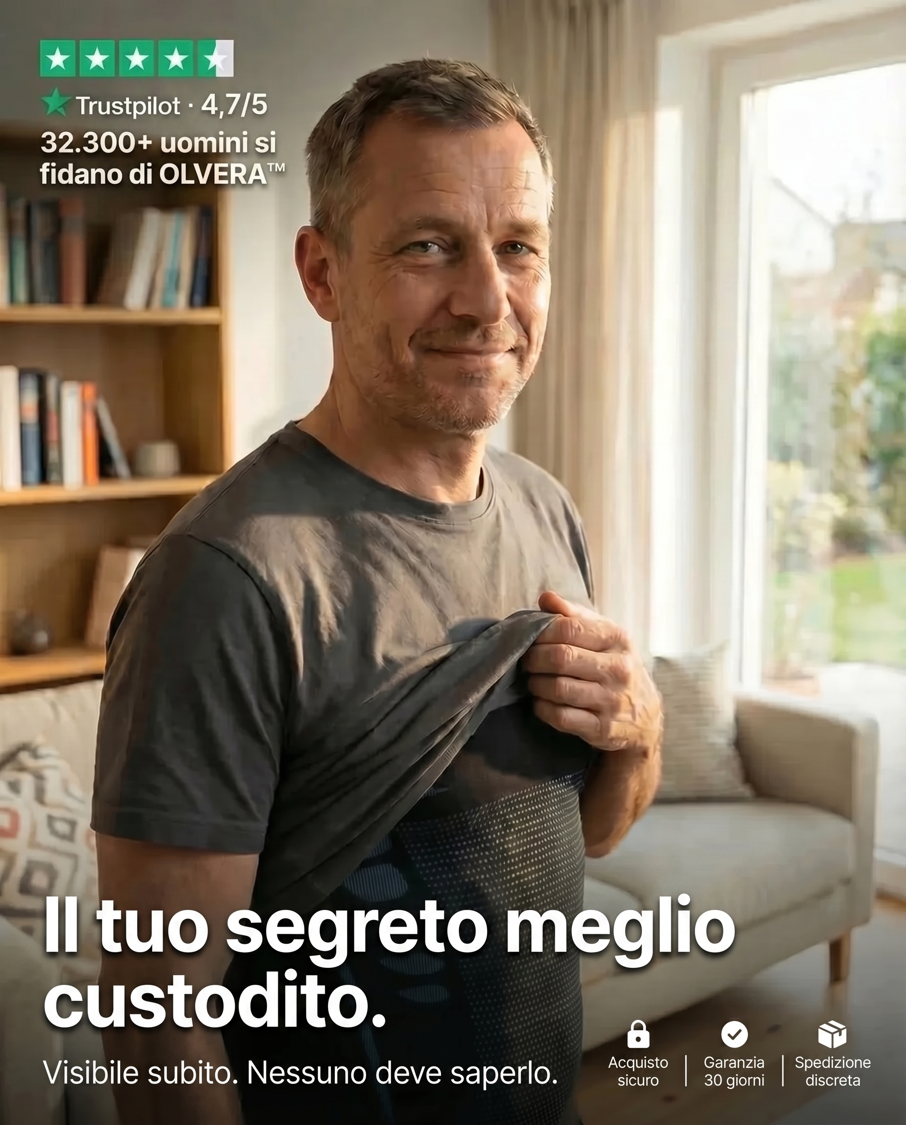 Il tuo segreto meglio custodito. Visibile subito.