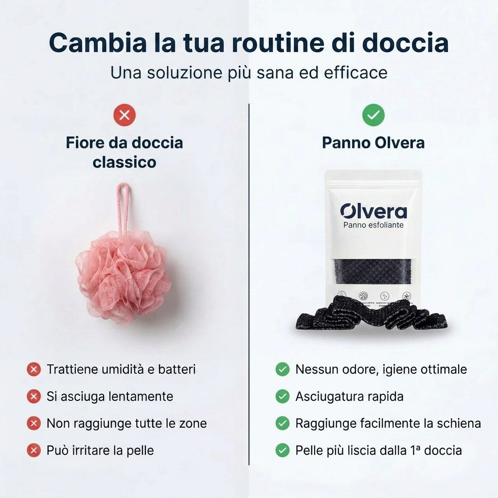 Telo doccia esfoliante Olvera